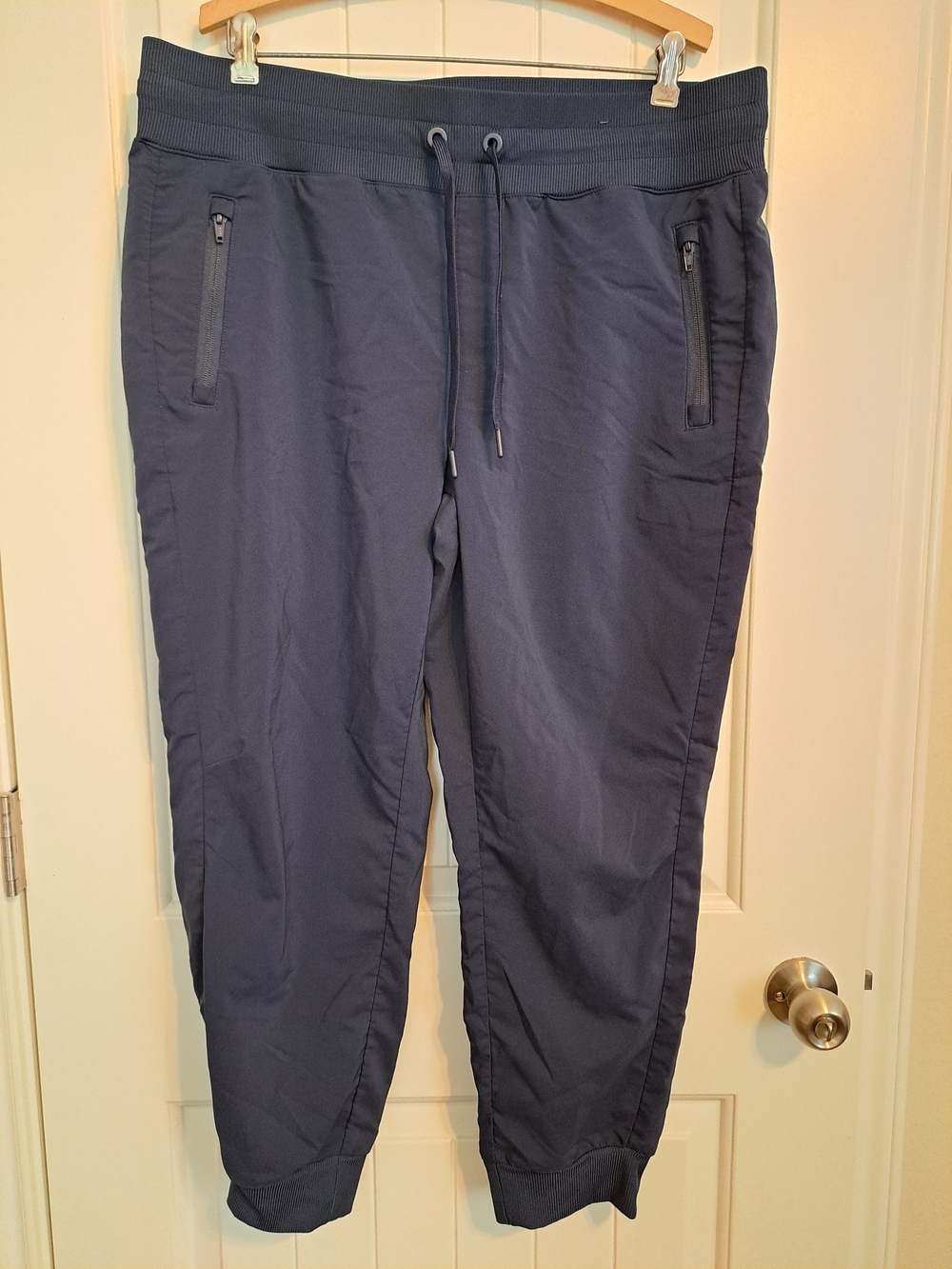Stylus Navy Blue Athletic Jogger Pants - Size XL (Like New)